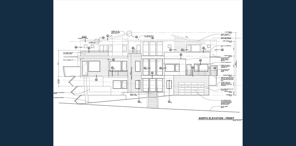 8) 171 Coronado - North Elevation - Front